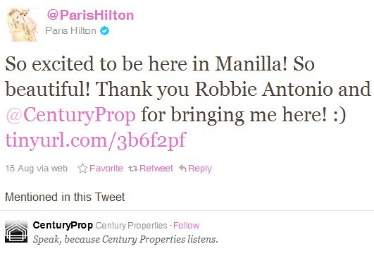paris hilton philippines