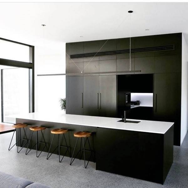 46+ The Best Kitchen Design With Black Slab for Your Insight