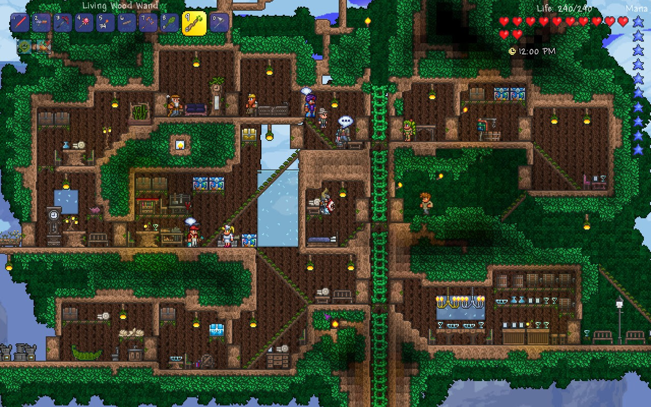 Fancy Terraria Npc House Designs
