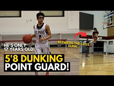 17-Year Old 5'8 Filipino Dunking Point Guard! Pinoy Prospect Lorence Dela Cruz