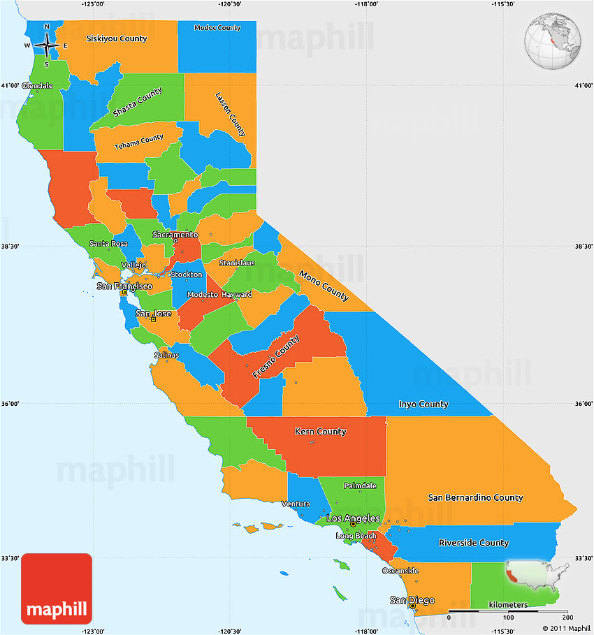 Gadgets 2018 California Political Map