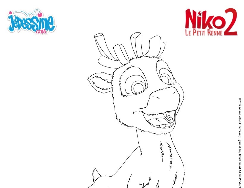 Coloriage Disney Niko Le Petit Renne 30000 ++ collections de pages à