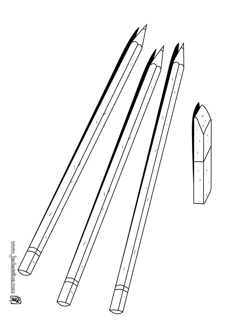 Coloriage Crayon De Couleur  30000 ++ collections de pages à colorier