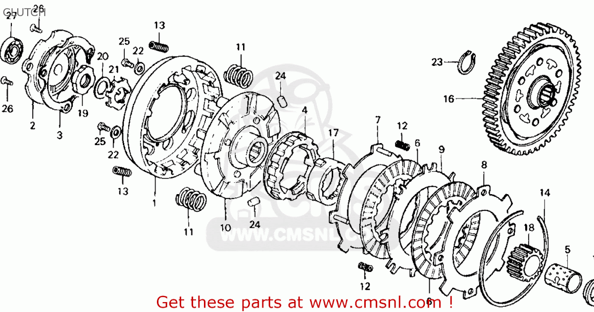 Honda Ct70 Parts Diagram