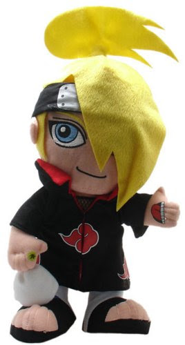 naruto deidara plush