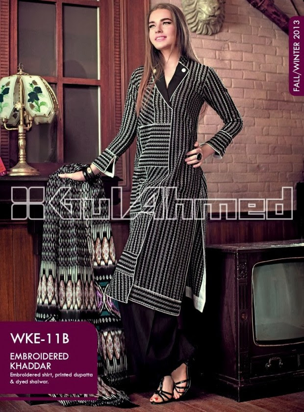 Beautiful-Cute-Girls-New-Fashion-Dress-Design-by-Gul-Ahmed-Fall-Winter-Collection-2014-20 Beautiful-Cute-Girls-New-Fashion-Dress-Design-by-Gul-Ahmed-Fall-Winter-Collection-2013-14-20