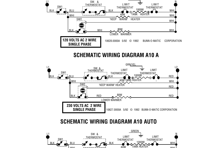 Bunn Hg Wiring Diagram