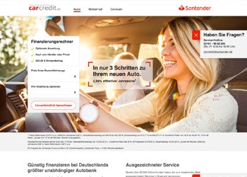 Autokredit Santander Berechnen