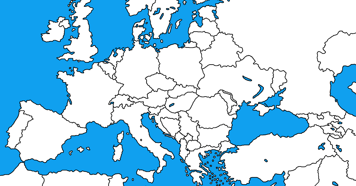 Map Of Europe For Mappers Map Of Interstate