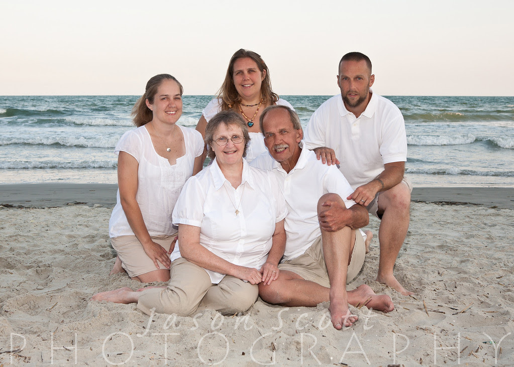 Lunde Family Beach Portraits in Myrtle Beach, June 2012