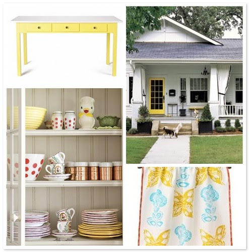 little pops of yellow