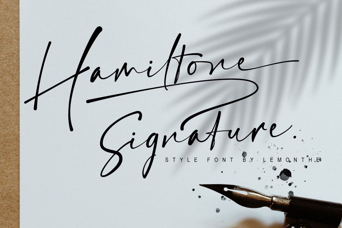 Handwritten Signature Photography Signature Fonts Font Squirrel