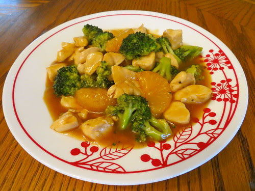 Chicken With Broccoli and Oranges