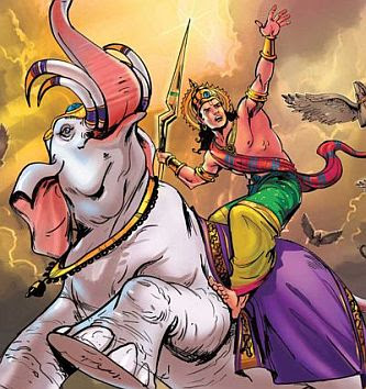 Indra on Airavata Indra on Airavata