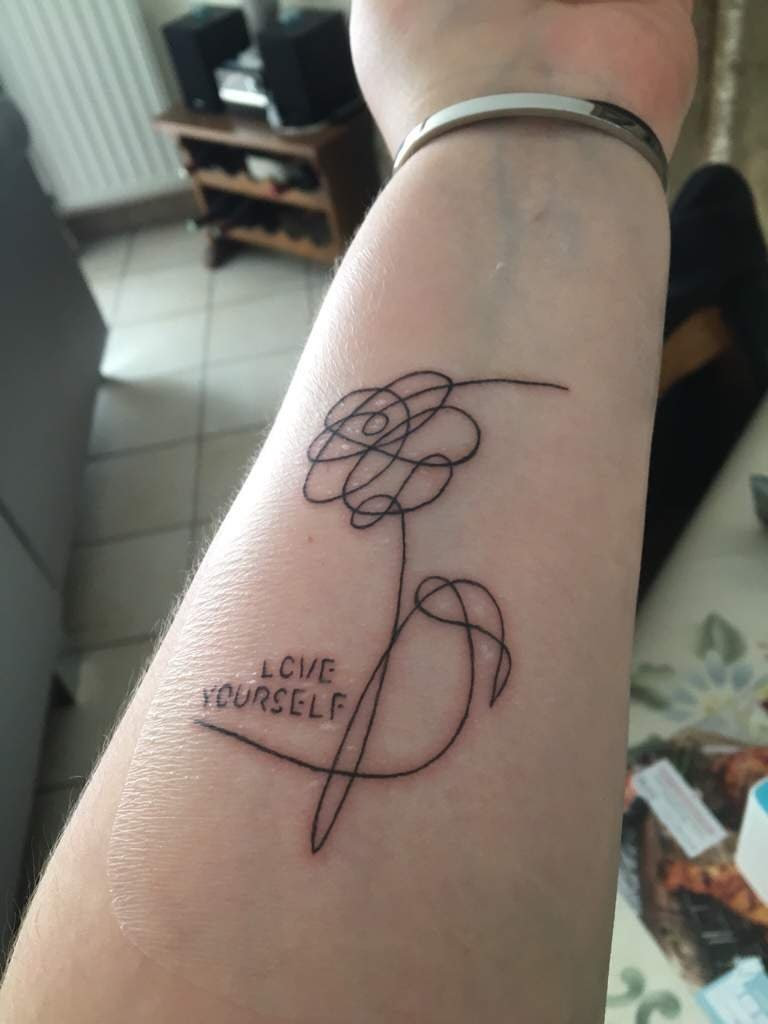 Bts Love Yourself Tattoo Tattoo Design