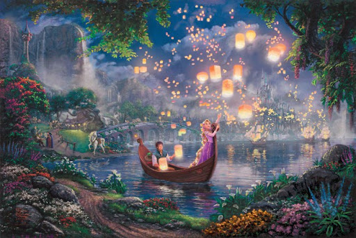 Không thá» tin ná»i còn có há»a sÄ© vẽ tranh Disney Äẹp hÆ¡n cả bản gá»c - Ảnh 1.