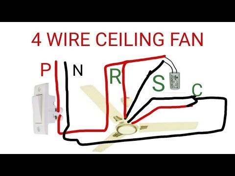 ☑ Hunter Ceiling Fan 4 Wire Capacitor