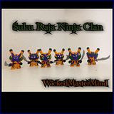 WickedMasterMind's "The Suku Raja Ninja Clan" custom Dunny series!
