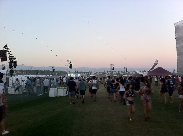 entering the festival