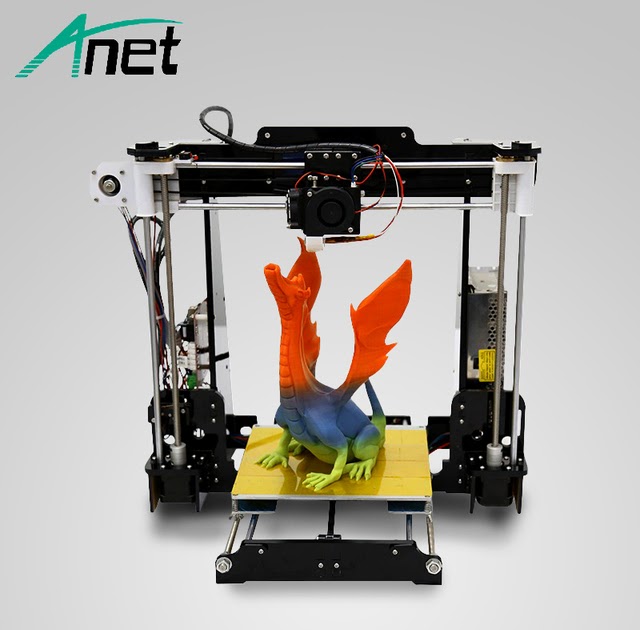 Best Price ANET A8 3D Printer DIY Printer Easy Assembly LCD Screen SD