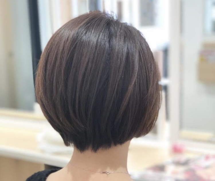 ぜいたく長め グラデーション 前 下がり ボブ 世界のすべての髪型