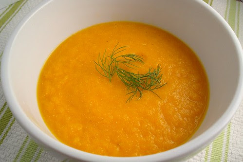 Carrot Fennel and Orange Soup
