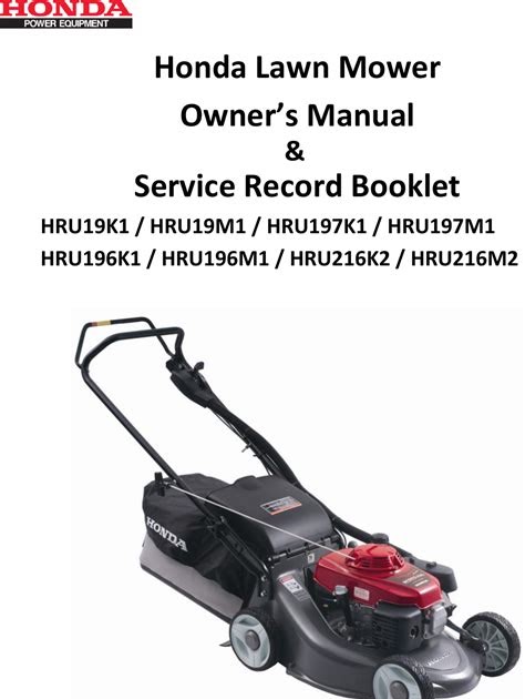Honda V Hermana Mower Manual Descargar Libre Manual De Instrucciones De
