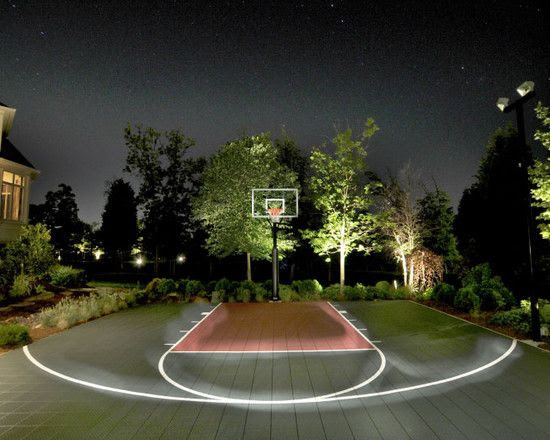 backyard basketball court ideas 14