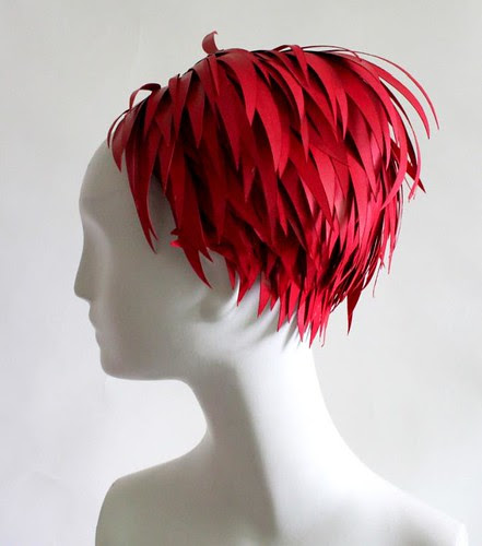 Sculpted Paper Wig