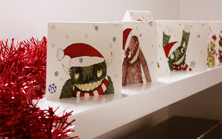 Monster Christmas Cards 2