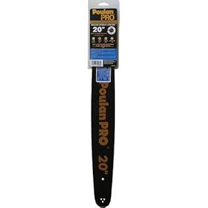 poulan chainsaw manual: Poulan Pro 20-Inch Chain Saw Bar 952044815