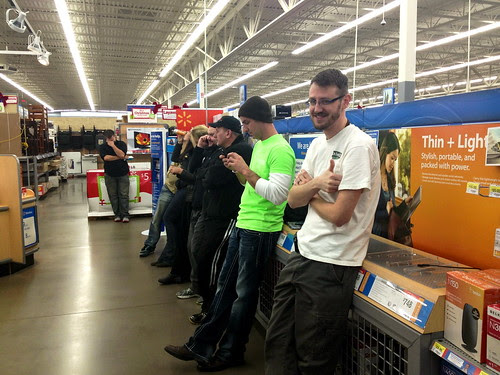 Waiting in line for the WiiU