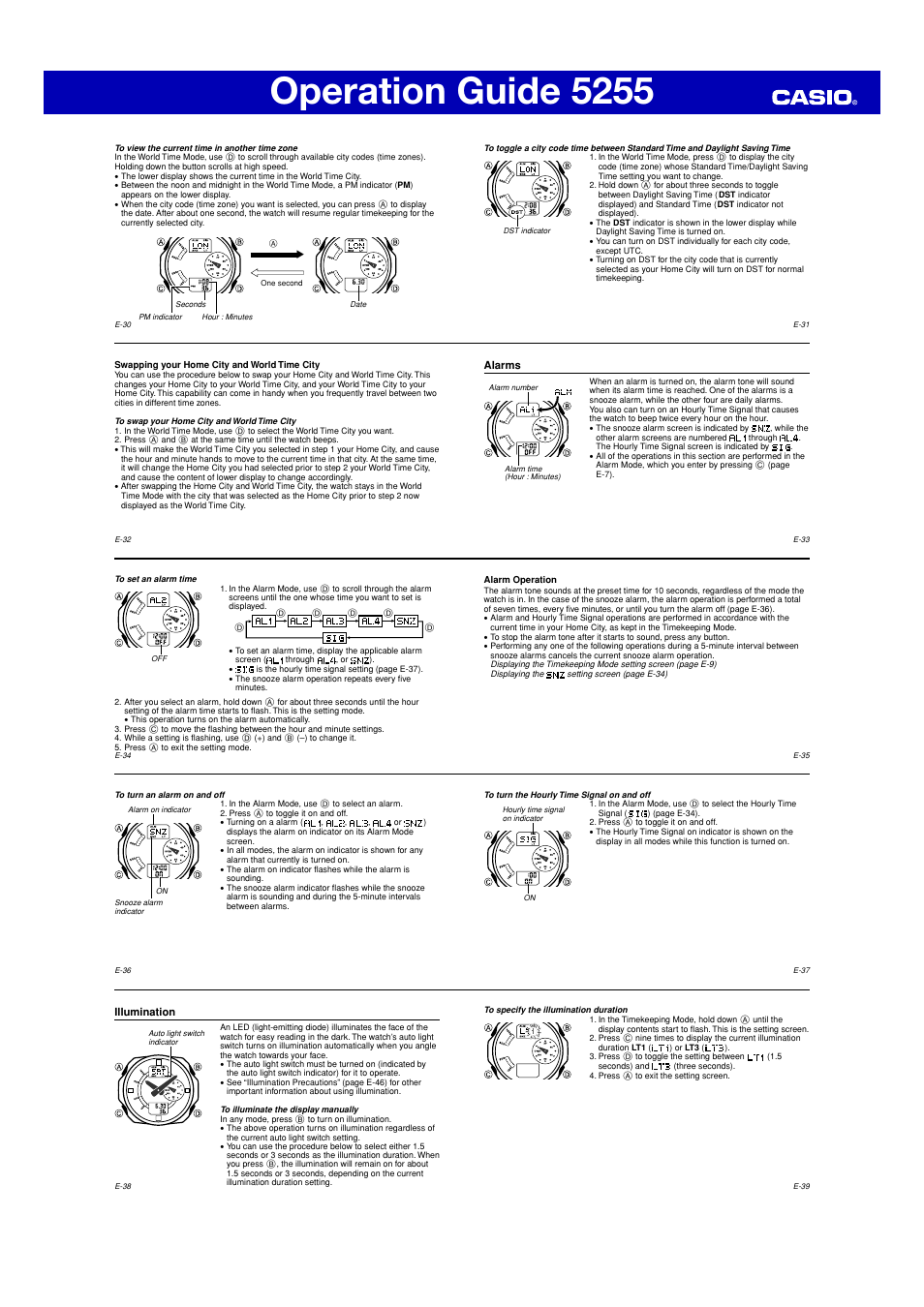 s shock watch instructions manual