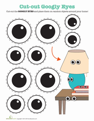 19 Googly Eye Coloring Pages - Free Printable Coloring Pages