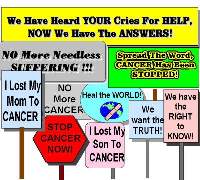 Stop Cancer.  Advanced Scientific Health ASH provides the Natural Cure they don't want you to know.