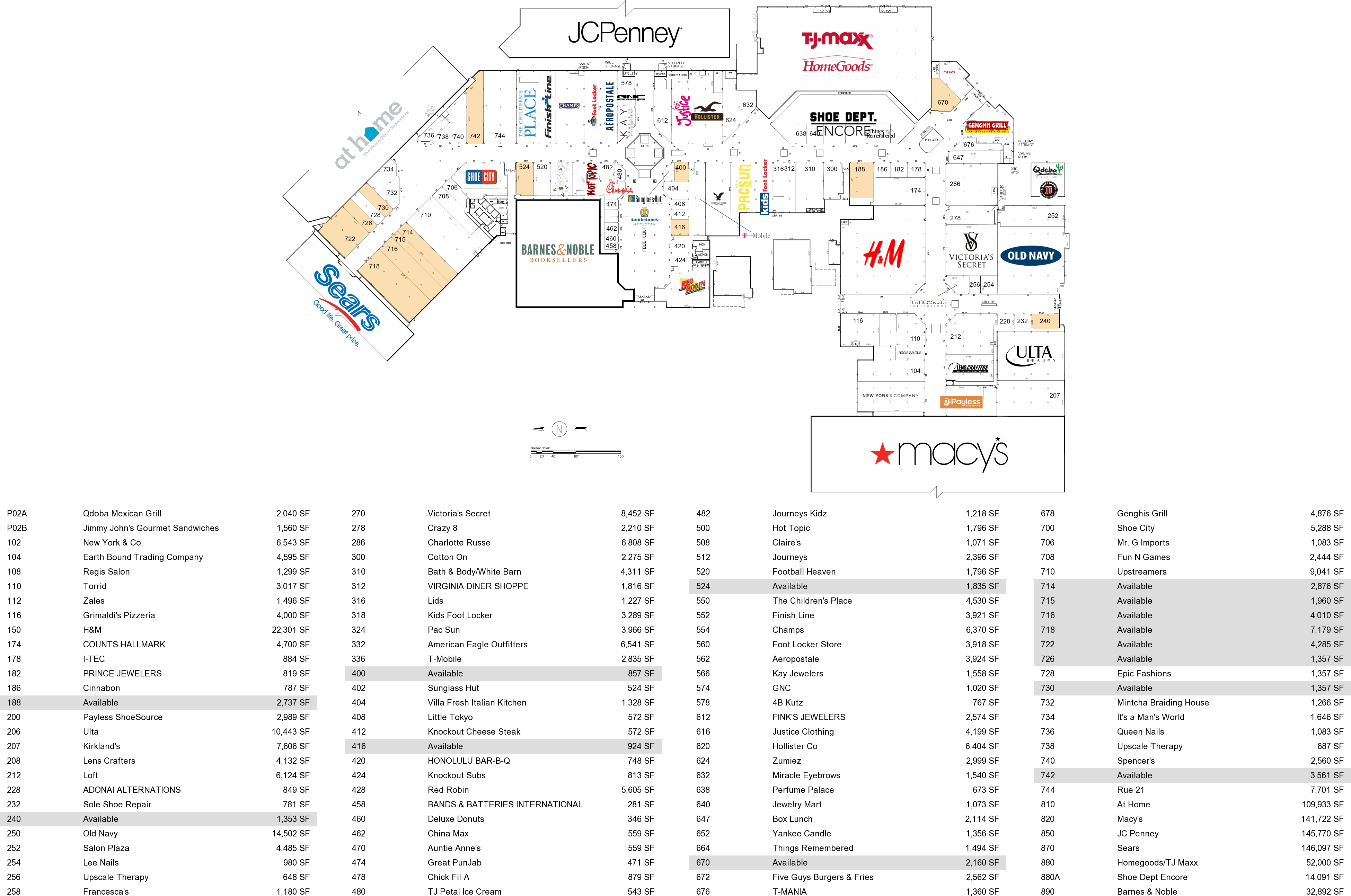 Chesterfield Towne Center Map | Casa Pittura