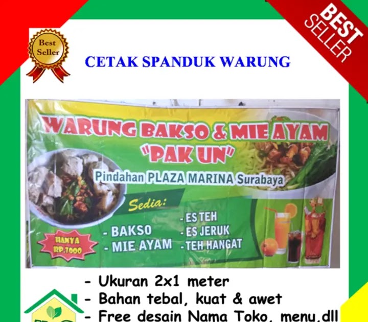 Contoh Gambar Spanduk Warkop Contoh Desain Spanduk Warkop Banner