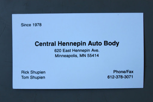 Auto Body Shop «Central Hennepin Auto Body», reviews and photos, 620 E Hennepin Ave, Minneapolis, MN 55414, USA