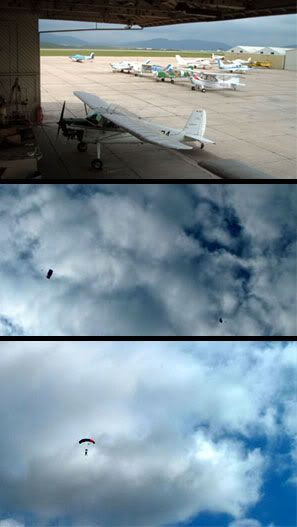 Skydiving photos montage.