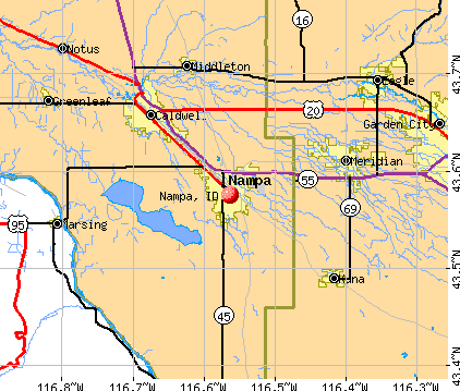 Nampa Idaho Map - EMEIPROFAMARIAGIVALDA