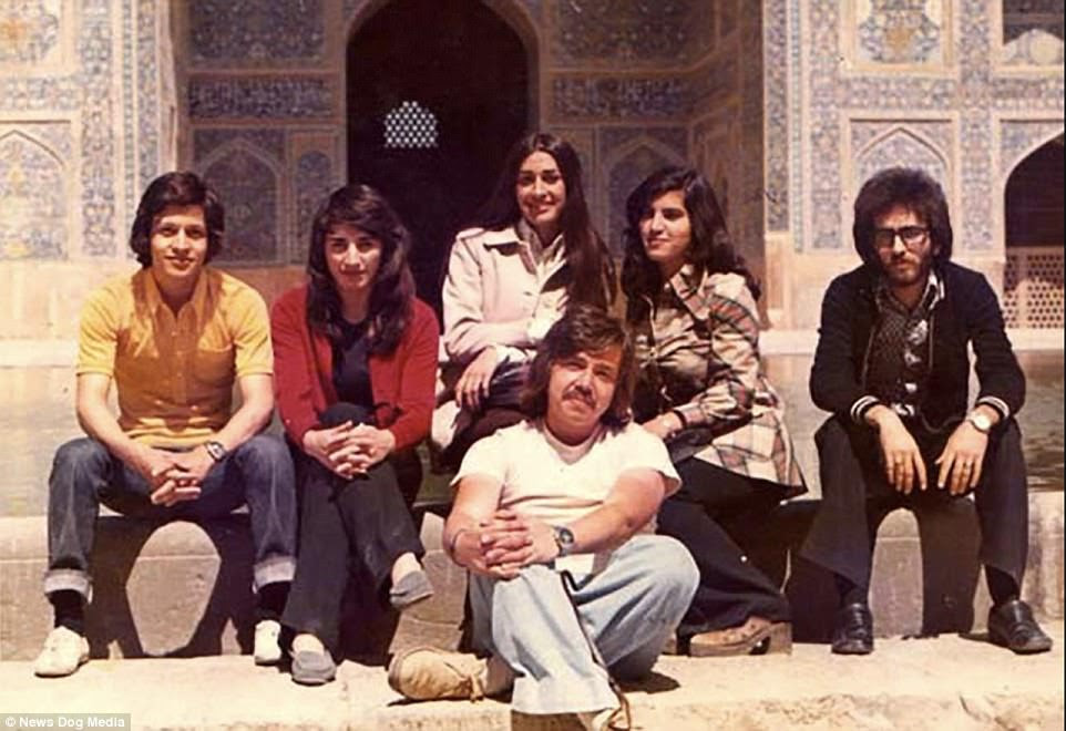 Under the Shah, Iranians enjoyed the luxury of new colleges, universities and libraries. Secondary schools were free for all and financial support was extended to university students. Pictured above, a group of young people in Iran, circa 1970