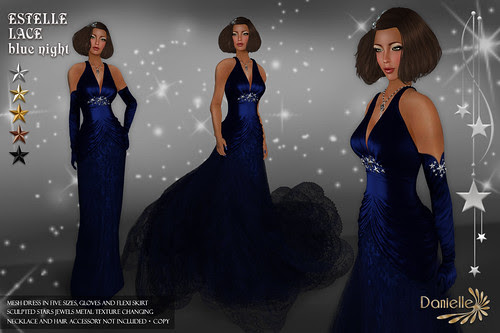 DANIELLE Estelle Lace Blue Night