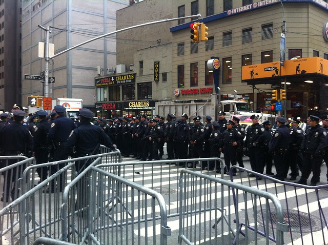 Walk Downtown - The Clearing of Zuccotti Park