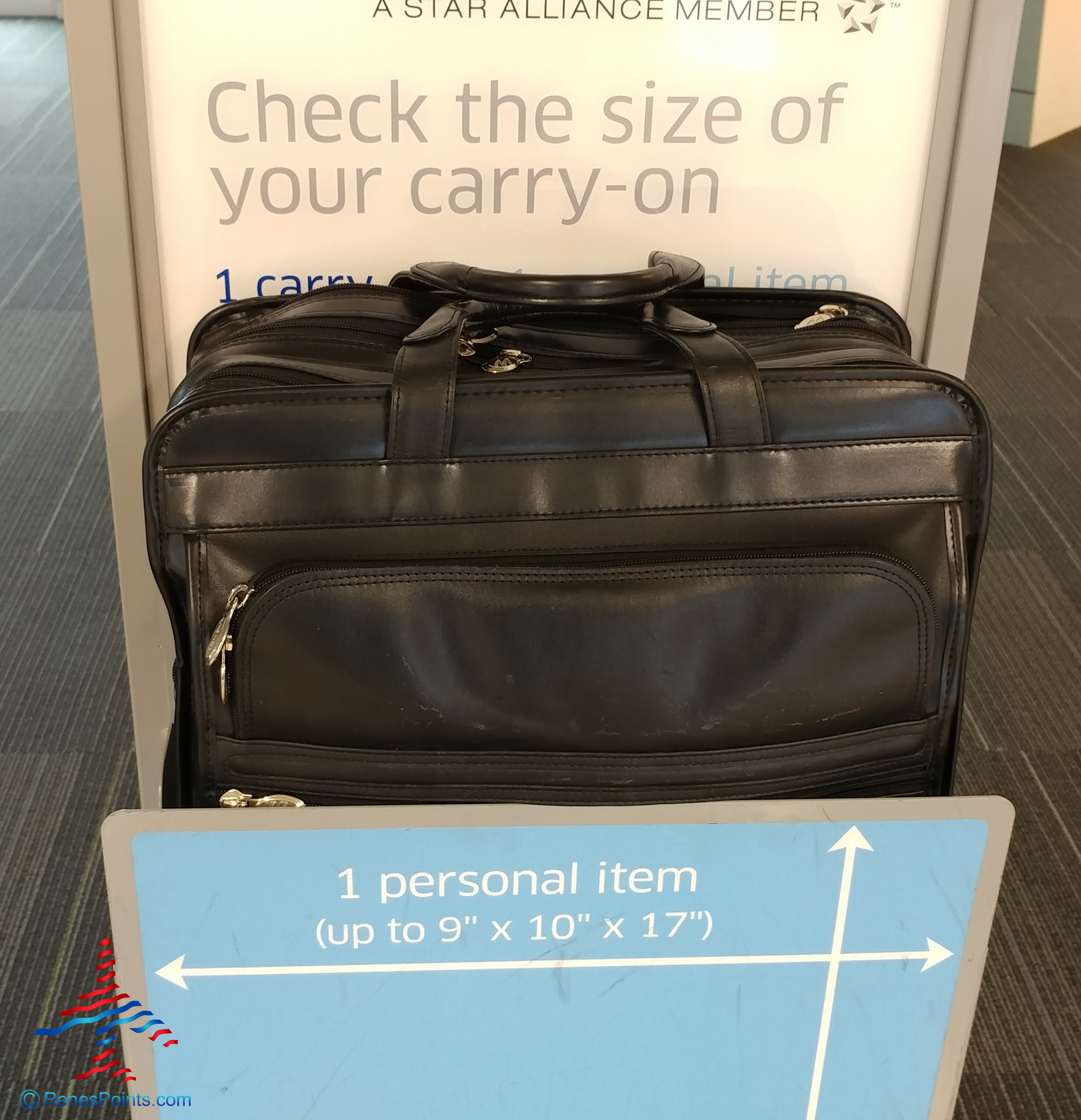 United Airlines Personal Item Size 2019 - change comin