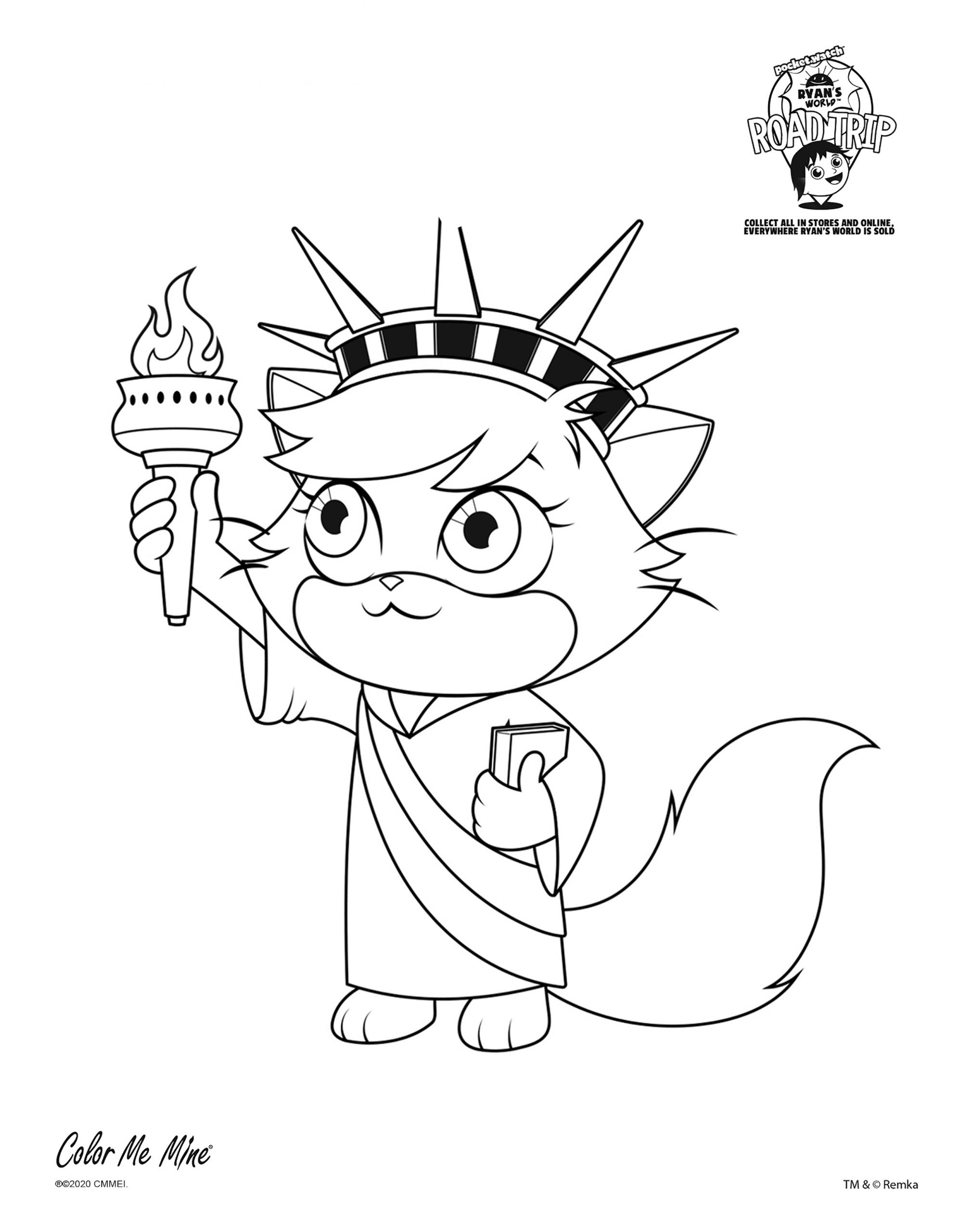 Free Printable Ryans World Color Page Free Printable Coloring Pages