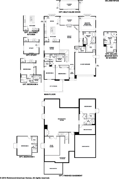 19 Beautiful Richmond American Delaney Floor Plan