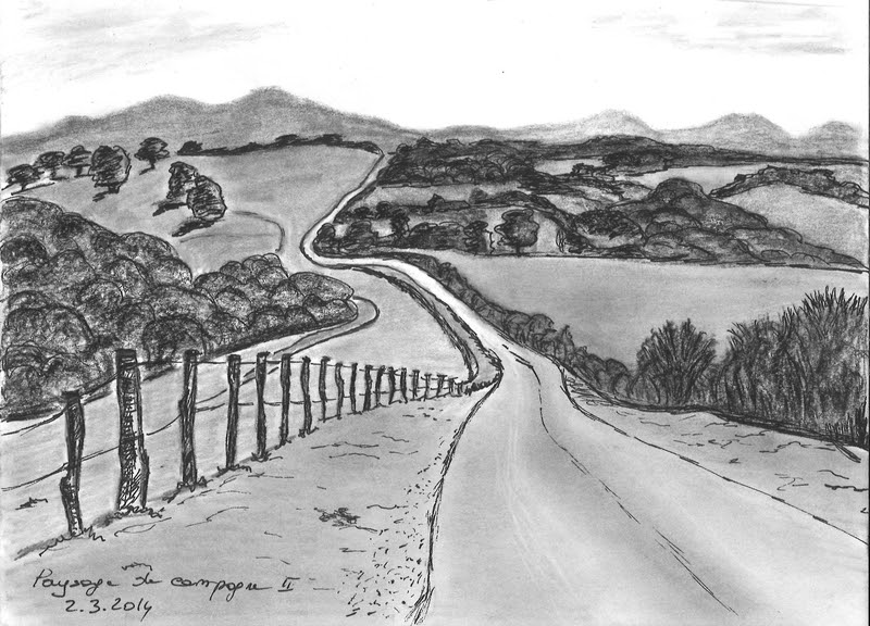 Coloriage Paysage Naturel Coloriage Ideas