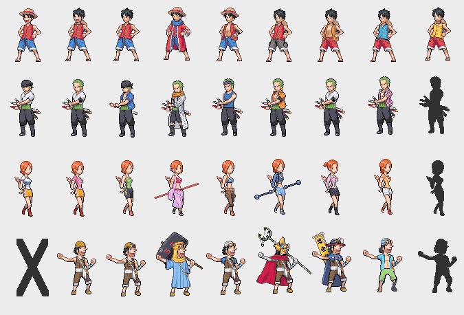 Pixel Pokemon Trainer Sprites - OC Pokemon Trainer Sprite @ PixelJoint