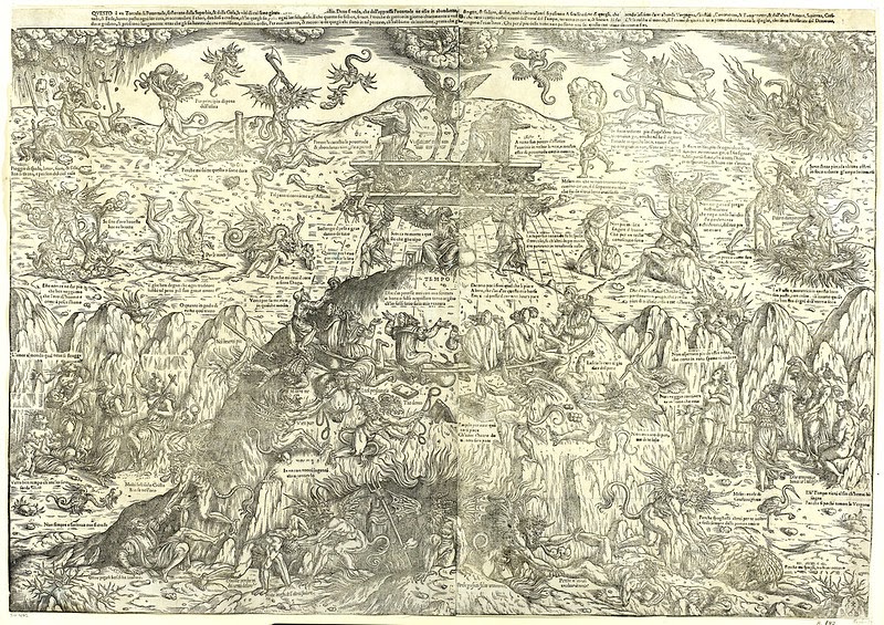 MONSTER BRAINS: Cornelis Bos - Allegorical Depiction of Hell, 16th Century