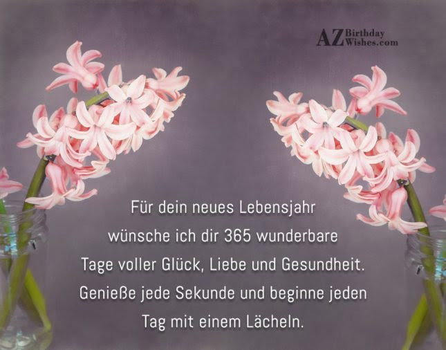 Wünsche Zum Neuen Lebensjahr